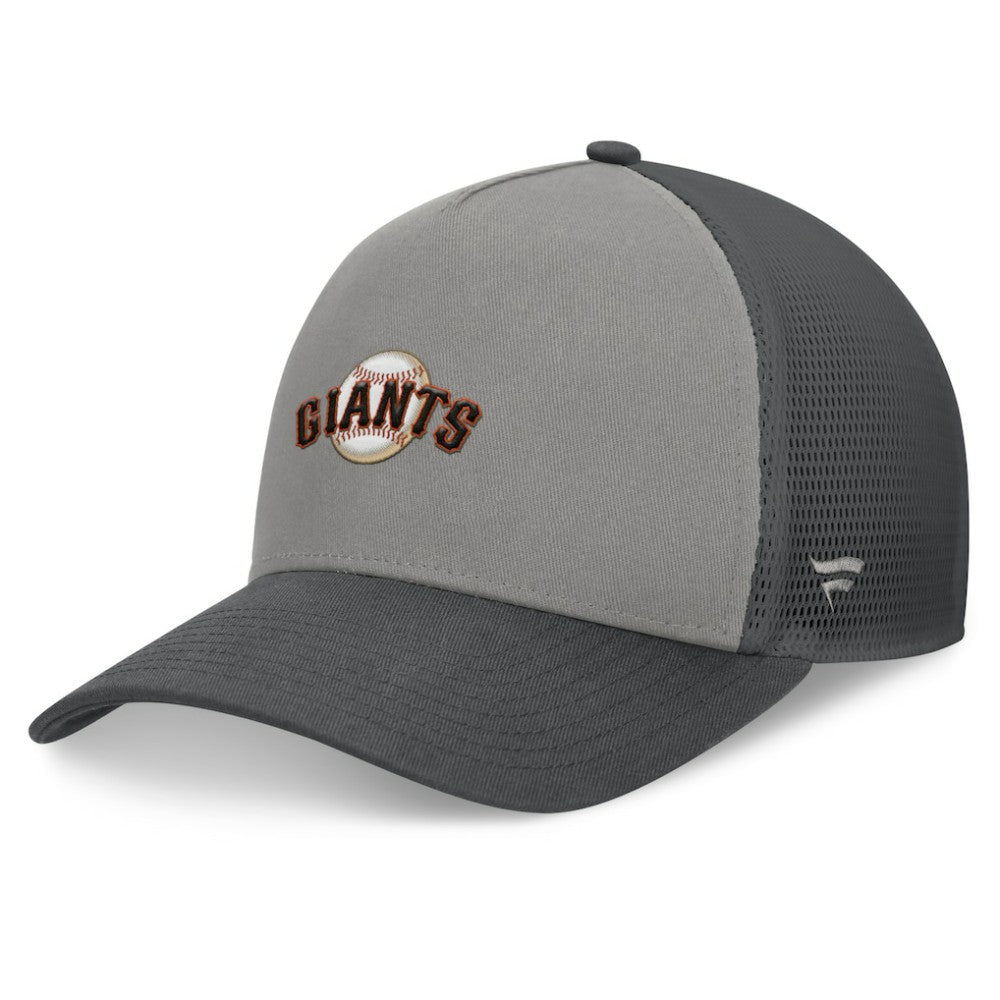 San Francisco Giants A-Frame Trucker Adjustable Hat Gray/Graphite