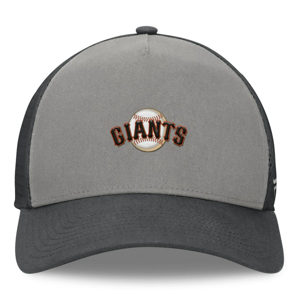 San Francisco Giants A-Frame Trucker Adjustable Hat Gray/Graphite