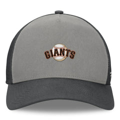 San Francisco Giants A-Frame Trucker Adjustable Hat Gray/Graphite