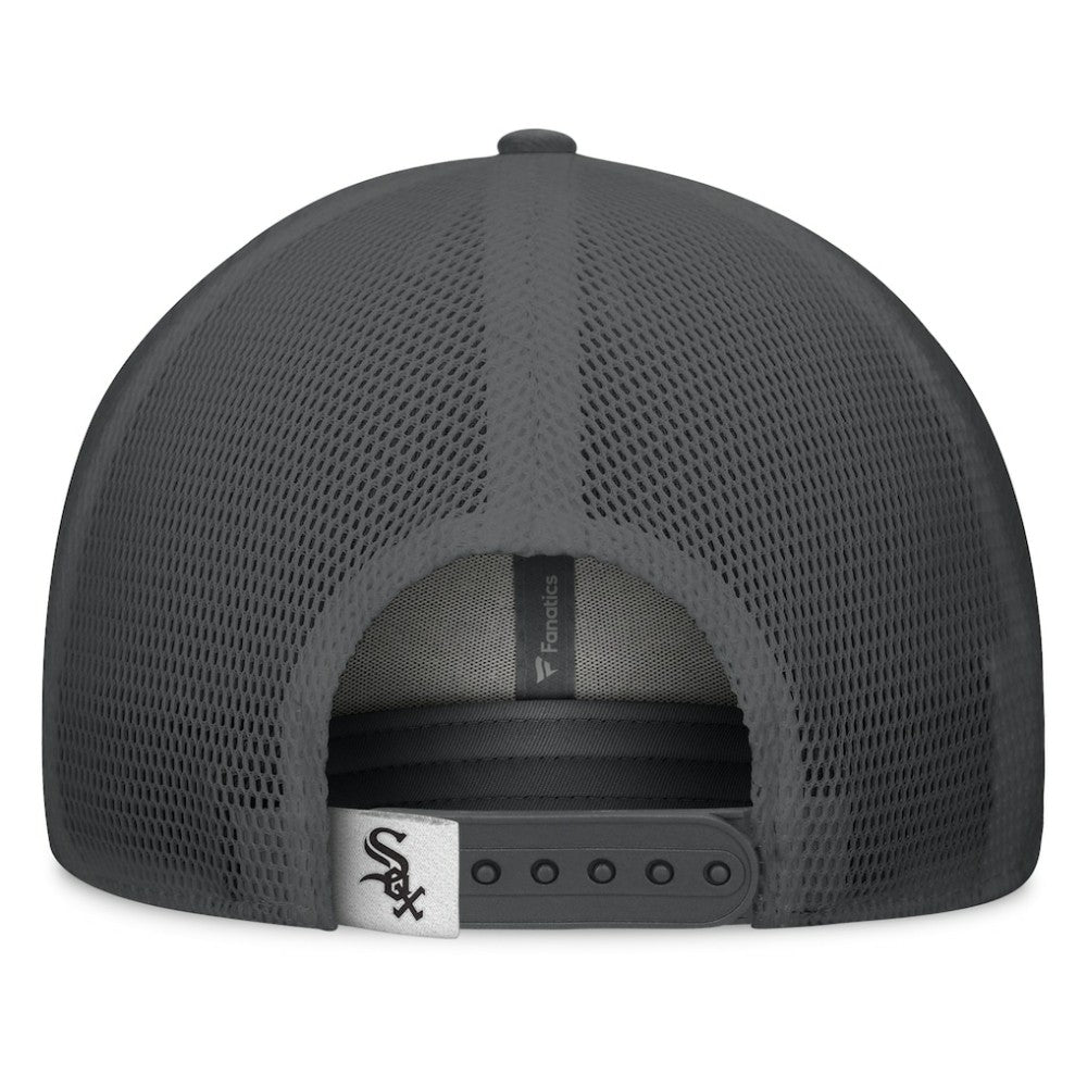 Chicago White Sox A-Frame Trucker Adjustable Hat Gray/Graphite