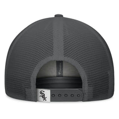 Chicago White Sox A-Frame Trucker Adjustable Hat Gray/Graphite