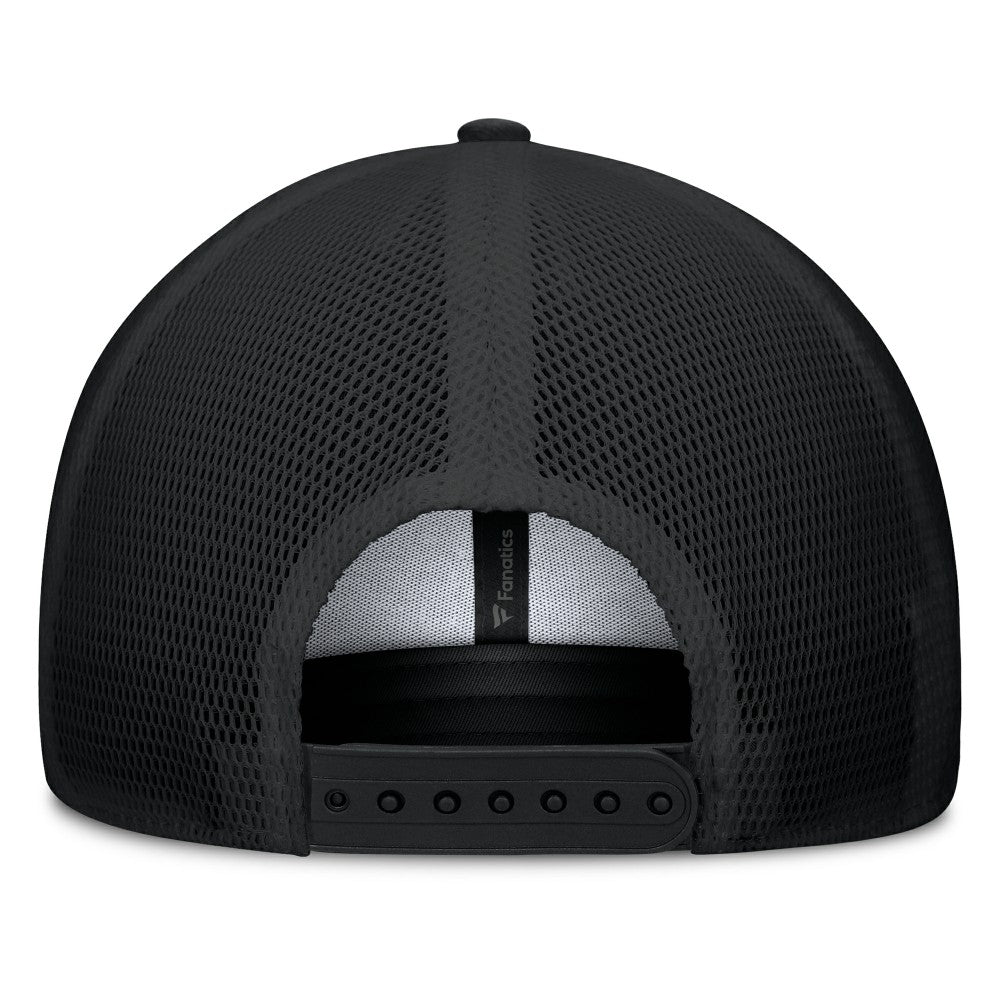 Minnesota Twins Team Patch A-Frame Trucker Snapback Hat Black
