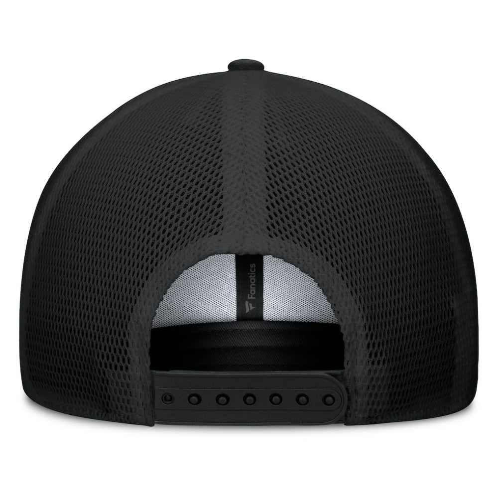 New York Yankees Team Patch A-Frame Trucker Snapback Hat Black