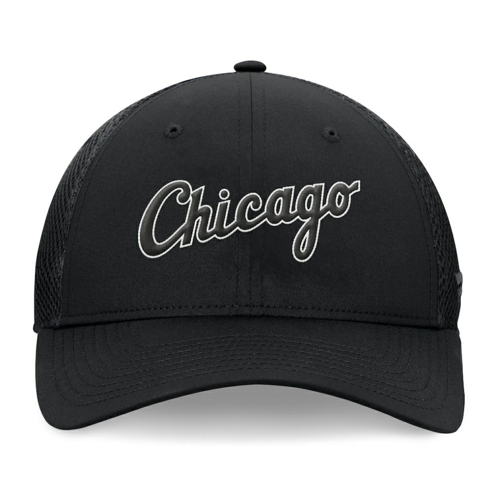 Chicago White Sox Spacer Mesh Flex Hat Black