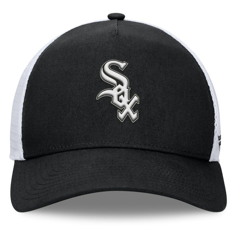 Chicago White Sox Fundamental A-Frame Adjustable Hat Black