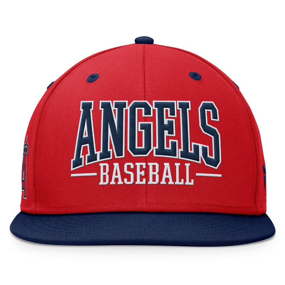 Los Angeles Angels Fundamental Bold Snapback Hat Red/Navy