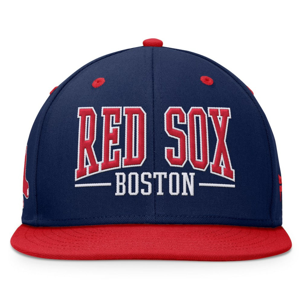 Boston Red Sox Fundamental Bold Snapback Hat Navy/Red
