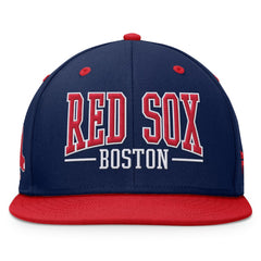Boston Red Sox Fundamental Bold Snapback Hat Navy/Red