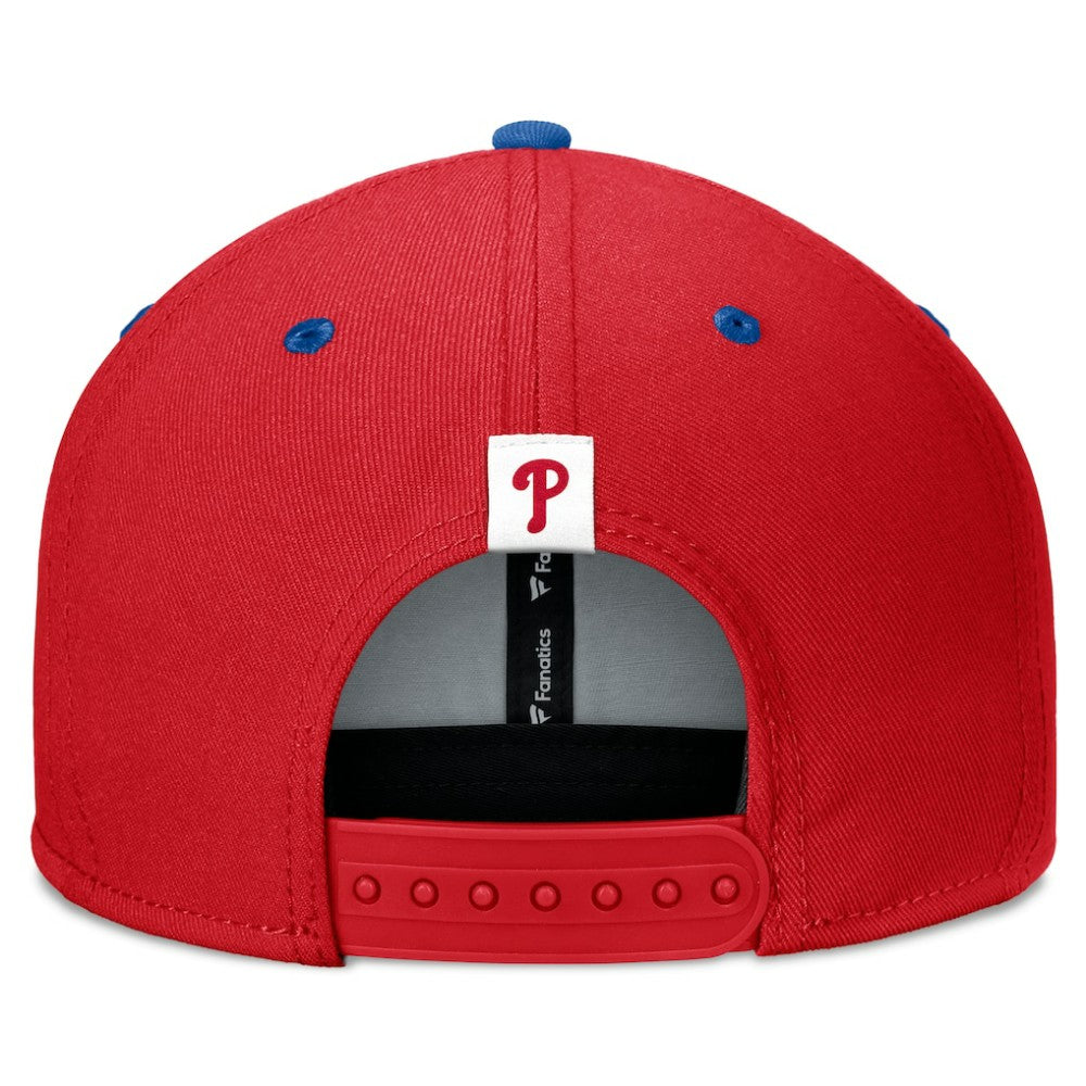 Philadelphia Phillies Fundamental Bold Snapback Hat Red/Royal