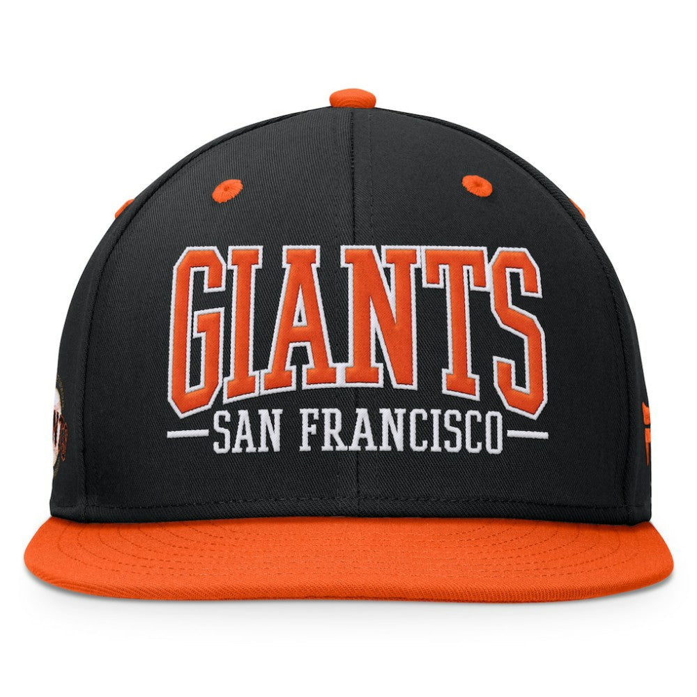 San Francisco Giants Fundamental Bold Snapback Hat Black/Orange