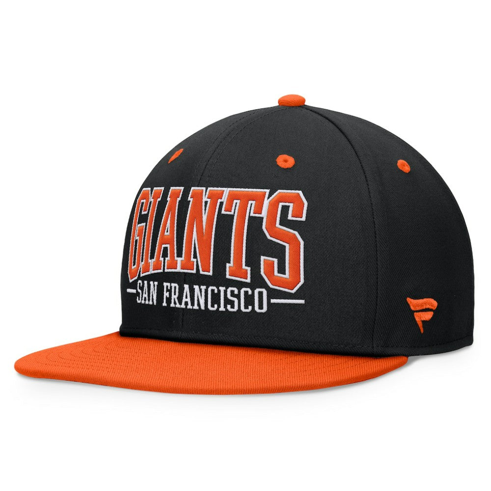 San Francisco Giants Fundamental Bold Snapback Hat Black/Orange
