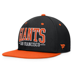 San Francisco Giants Fundamental Bold Snapback Hat Black/Orange