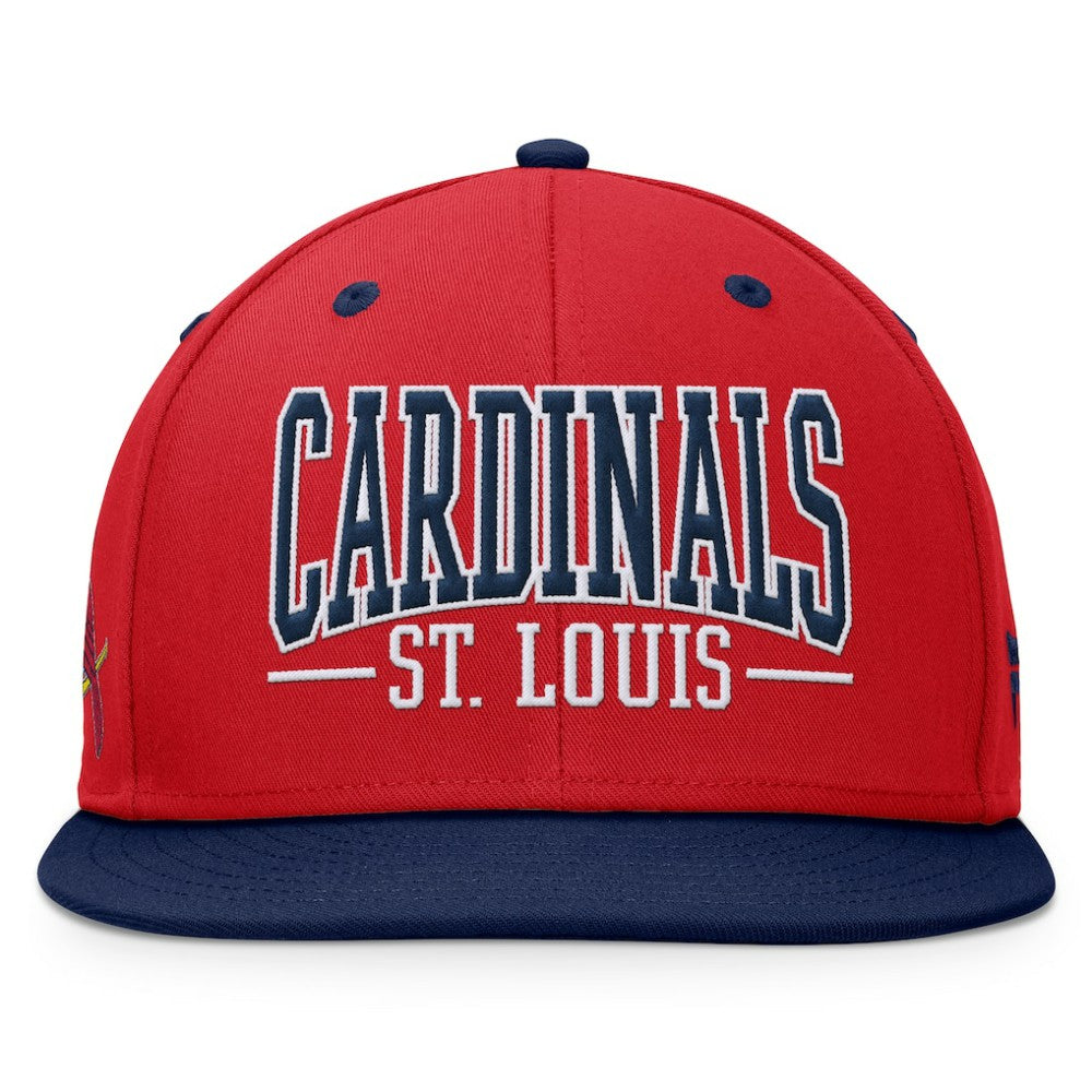 St. Louis Cardinals Fundamental Bold Snapback Hat Red/Navy