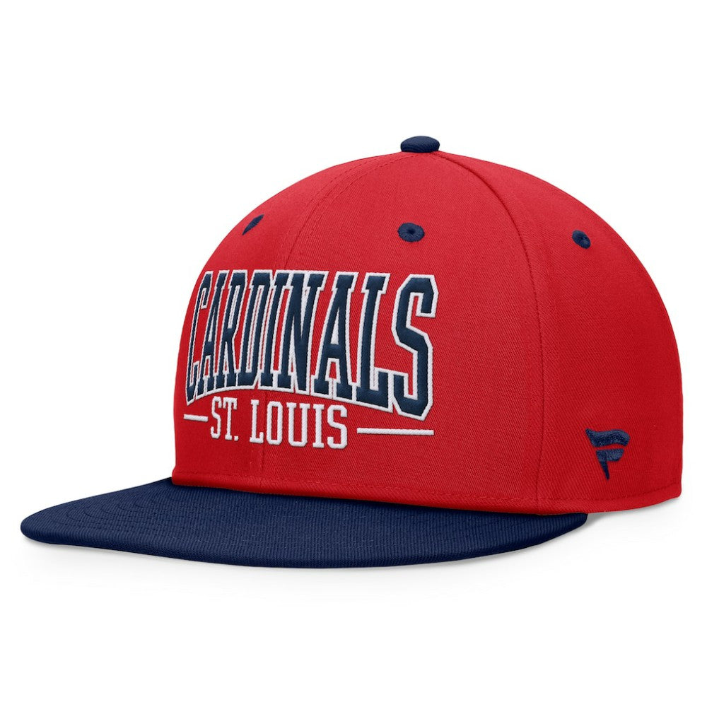 St. Louis Cardinals Fundamental Bold Snapback Hat Red/Navy