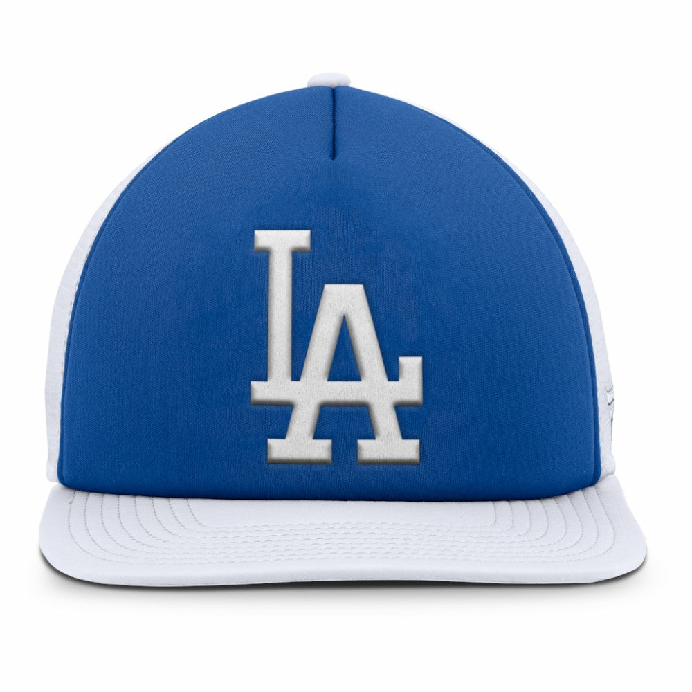 Los Angeles Dodgers Fundamental Foam Front Snapback Hat Royal/White