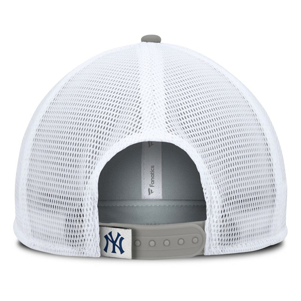 New York Yankees Fundamental Foam Front Snapback Hat Navy/White