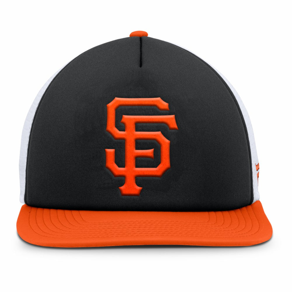 San Francisco Giants Fundamental Foam Front Snapback Hat Black/White