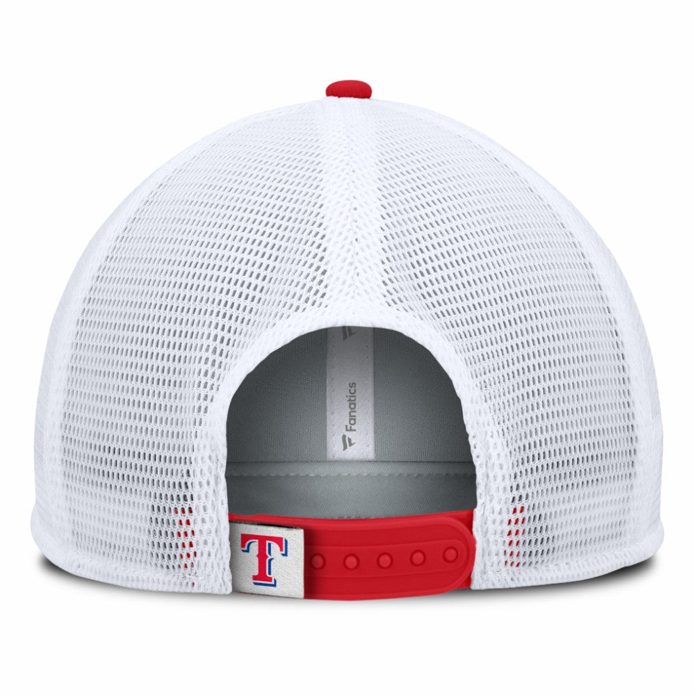Texas Rangers Fundamental Foam Front Snapback Hat Royal/White
