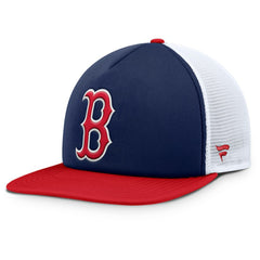 Boston Red Sox Fundamental Foam Front Snapback Hat Navy/White