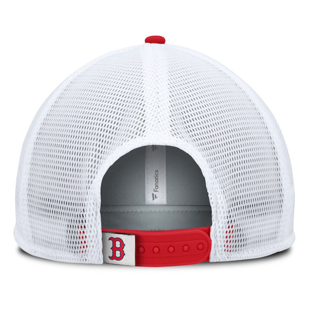 Boston Red Sox Fundamental Foam Front Snapback Hat Navy/White