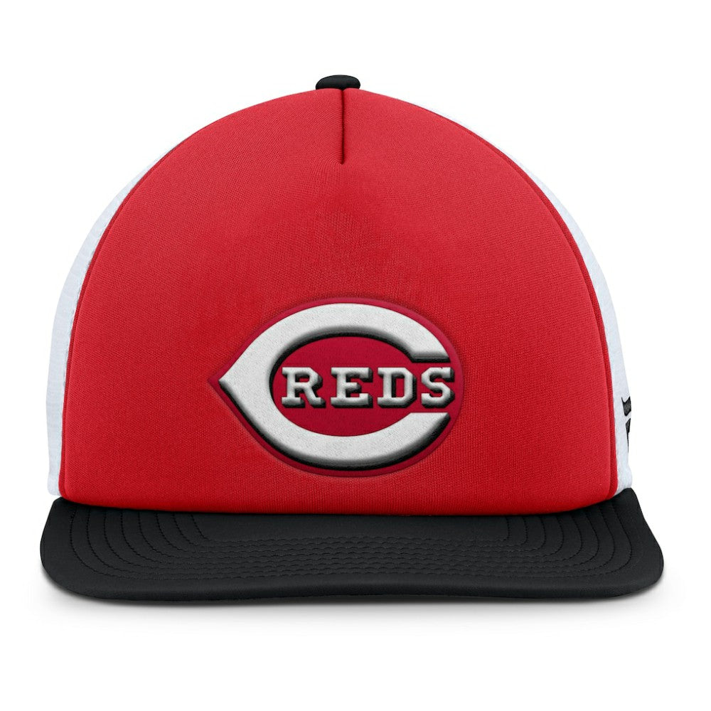 Cincinnati Reds Fundamental Foam Front Snapback Hat Red/Black