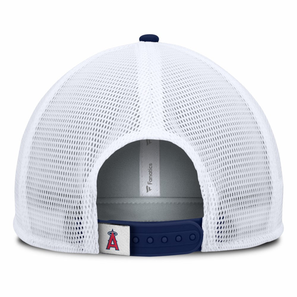 Los Angeles Angels Fundamental Foam Front Snapback Hat Red/White