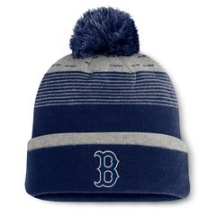 Boston Red Sox Fundamental Gradient Cuffed Knit Hat with Pom Navy