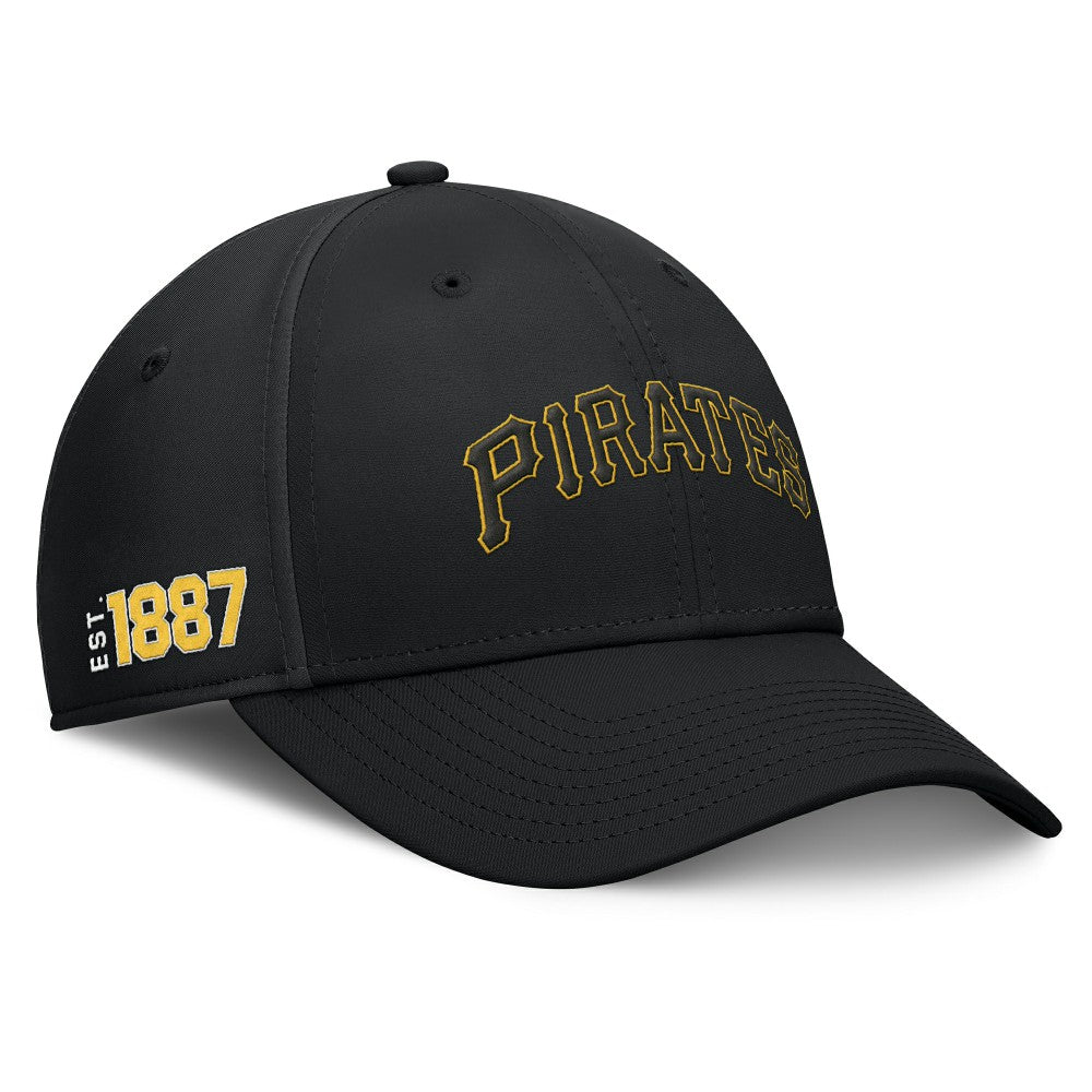 Pittsburgh Pirates Fundamental Tag Flex Hat Black