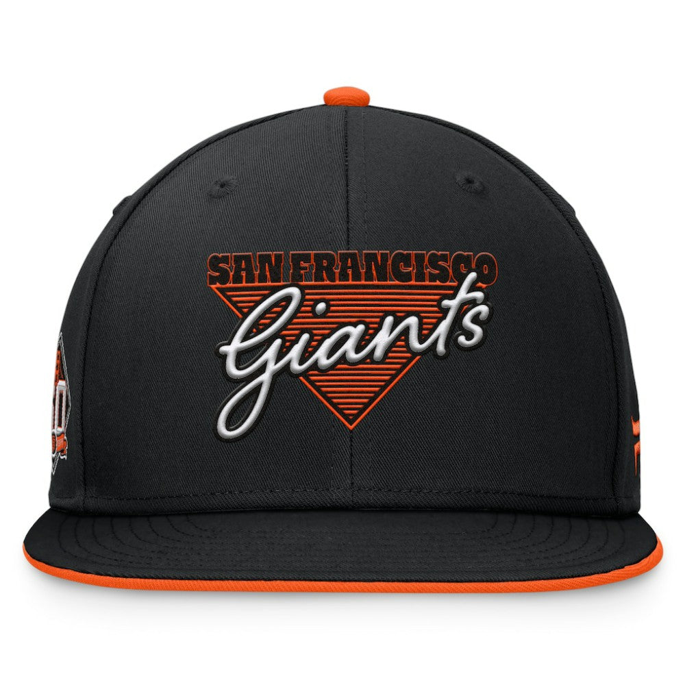 San Francisco Giants Fundamental Tri-Script Fitted Hat Black