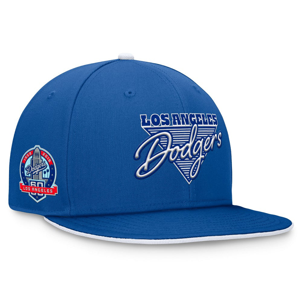 Los Angeles Dodgers Fundamental Tri-Script Fitted Hat Royal