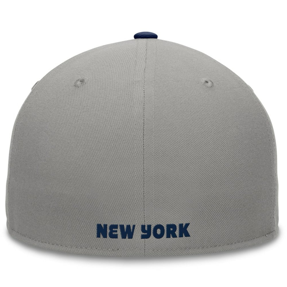 New York Yankees Fundamental Two-Tone Fitted Hat Gray