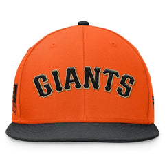 San Francisco Giants Fundamental Two-Tone Fitted Hat Orange/Black