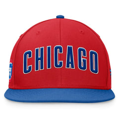 Chicago Cubs Fundamental Two-Tone Fitted Hat Red