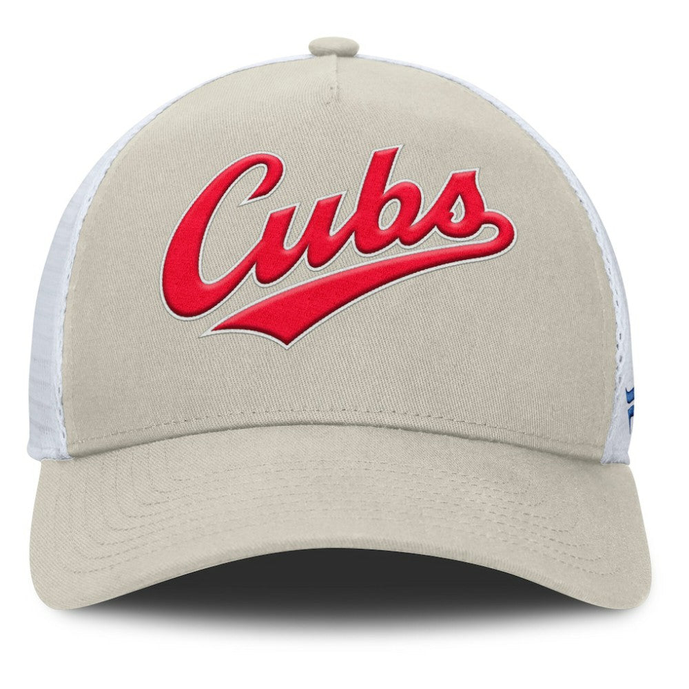 Chicago Cubs Heritage Light Khaki A-Frame Adjustable Hat Khaki