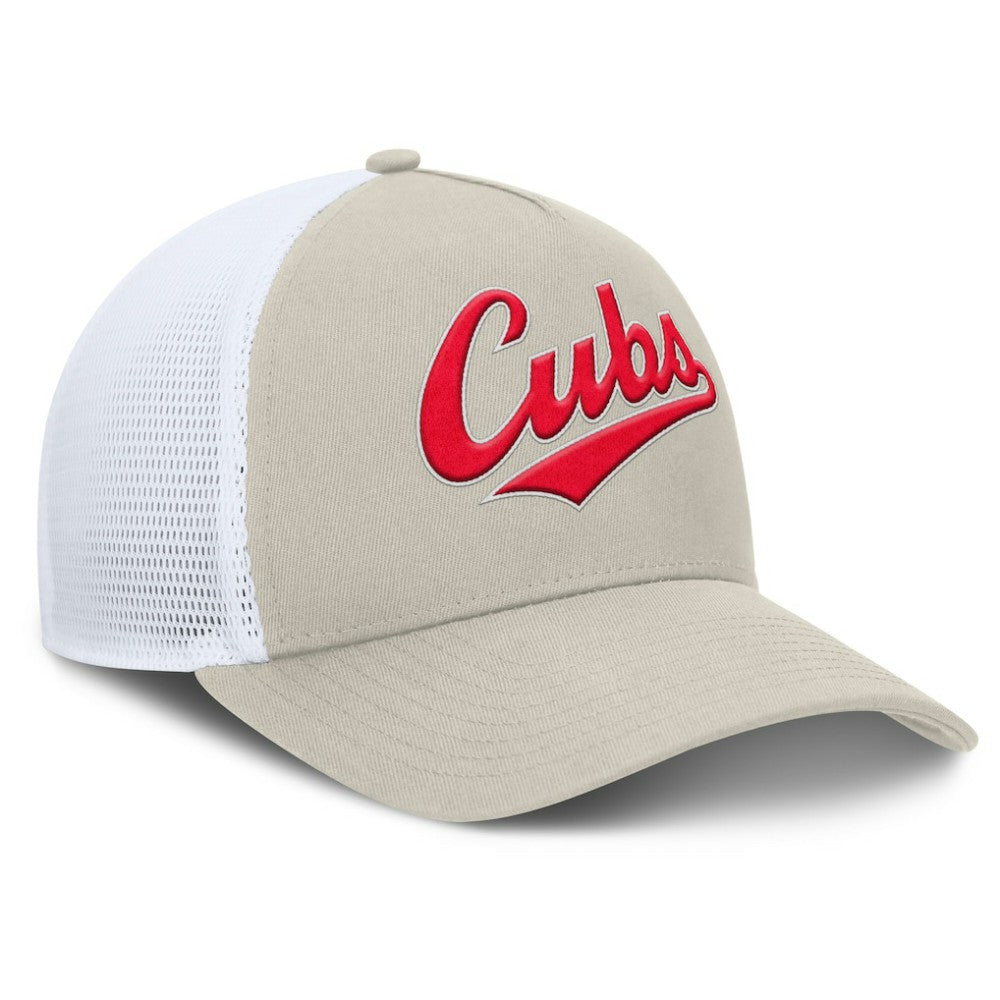 Chicago Cubs Heritage Light Khaki A-Frame Adjustable Hat Khaki