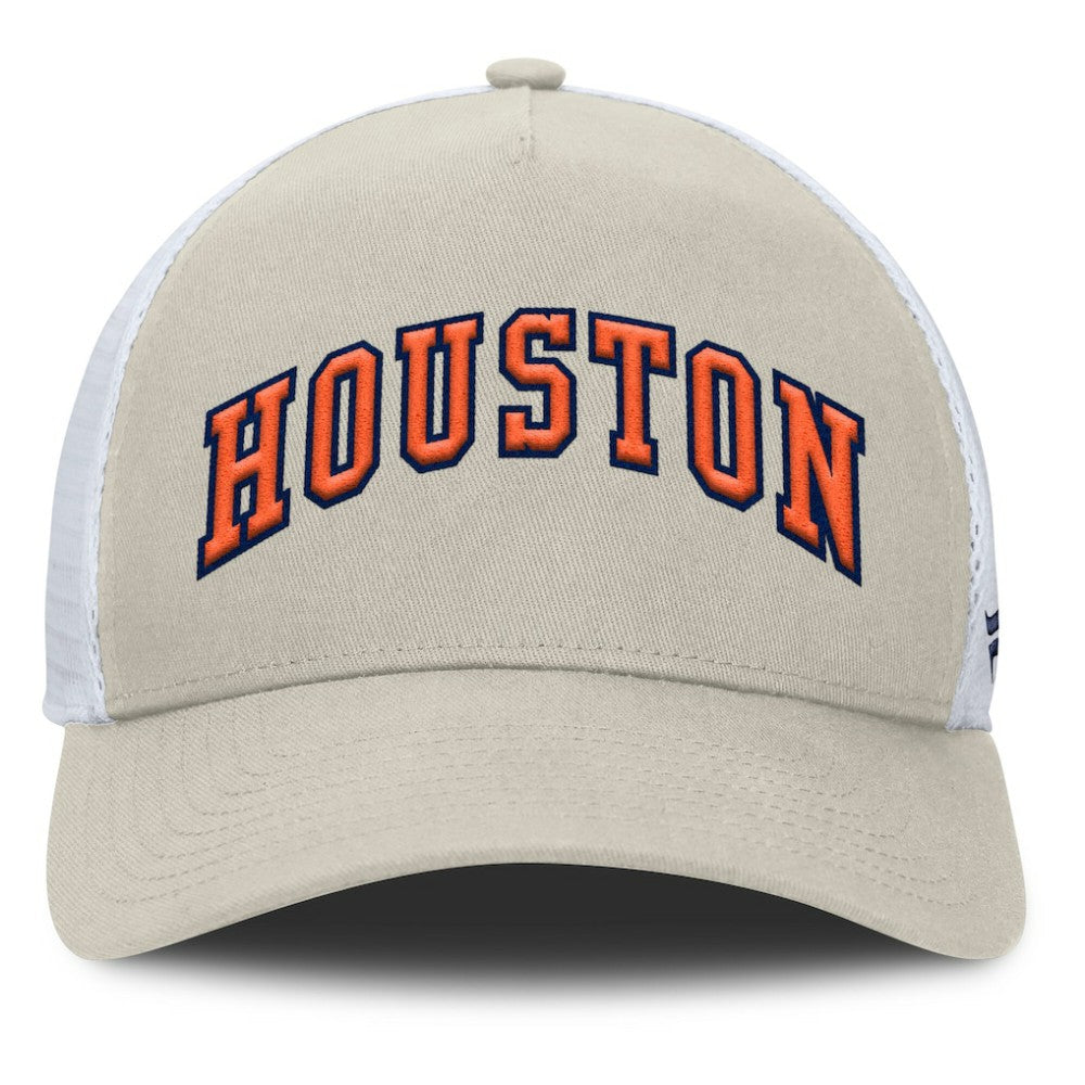 Houston Astros Heritage Light Khaki A-Frame Adjustable Hat Khaki