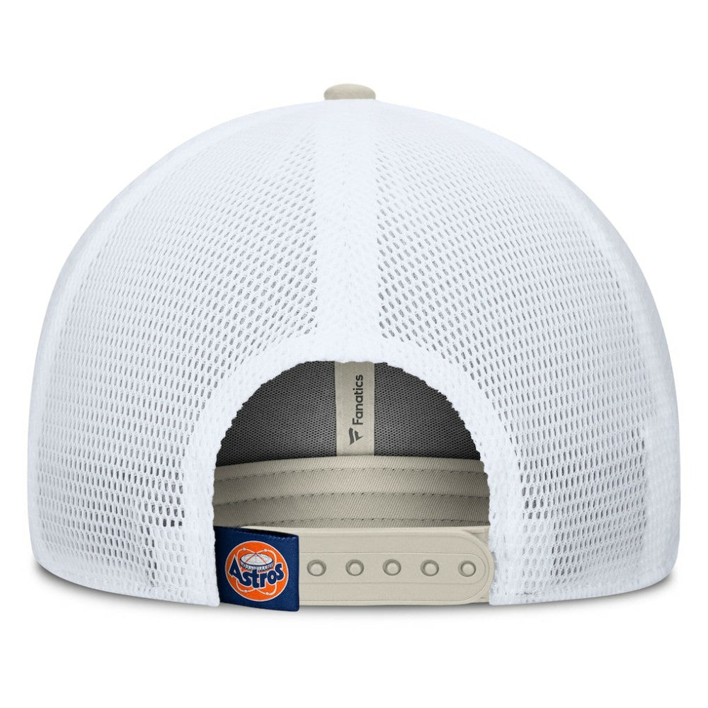 Houston Astros Heritage Light Khaki A-Frame Adjustable Hat Khaki