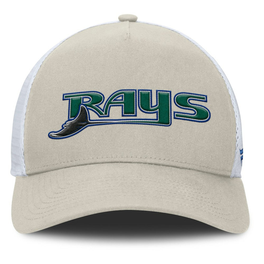 Tampa Bay Rays Heritage Light Khaki A-Frame Adjustable Hat Khaki