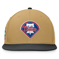 Philadelphia Phillies  Heritage Two-Tone Fitted Hat Khaki/Black