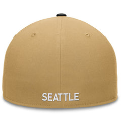 Seattle Mariners  Heritage Two-Tone Fitted Hat Khaki/Black