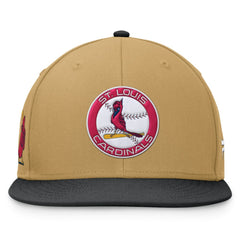 St. Louis Cardinals  Heritage Two-Tone Fitted Hat Khaki/Black