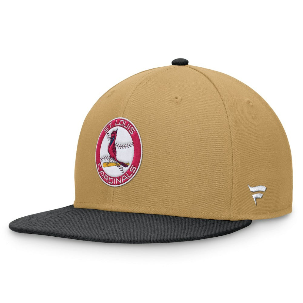 St. Louis Cardinals  Heritage Two-Tone Fitted Hat Khaki/Black