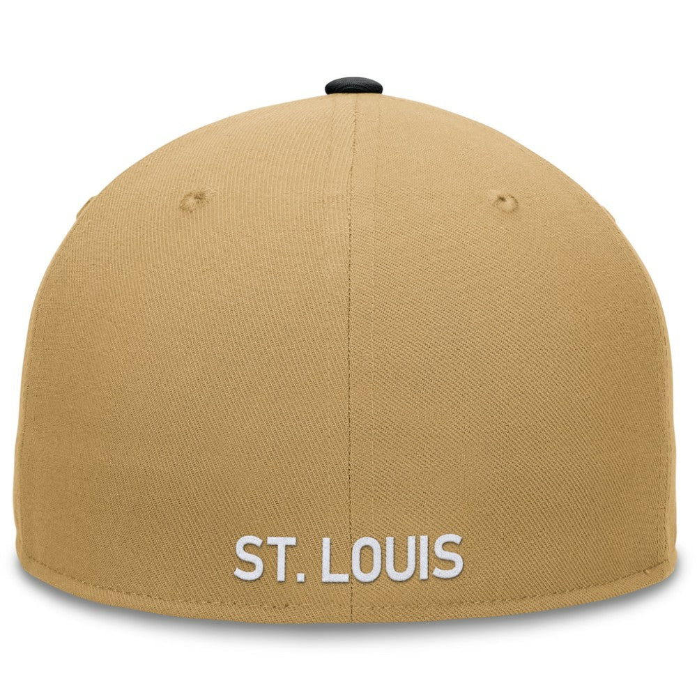 St. Louis Cardinals  Heritage Two-Tone Fitted Hat Khaki/Black