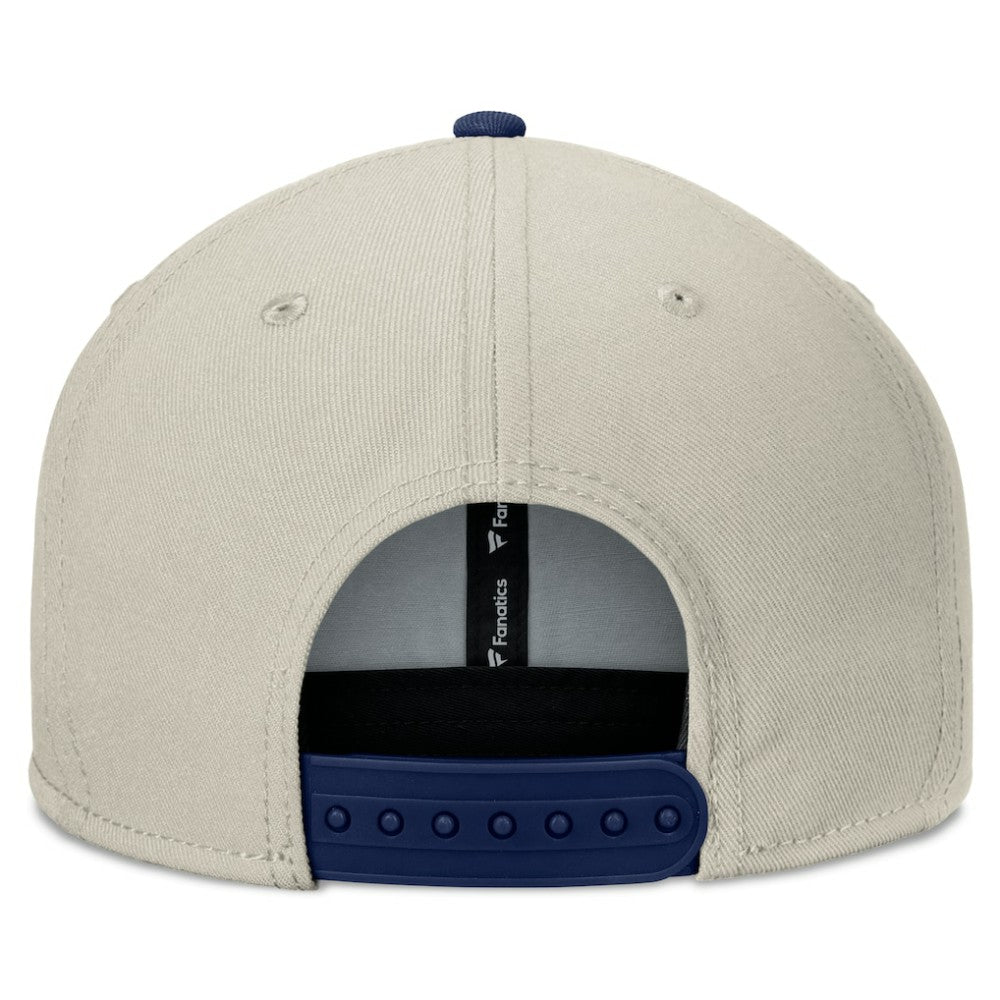 New York Yankees Team Two-Tone Snapback Hat Khaki/Navy
