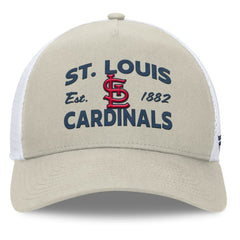 St. Louis Cardinals A-Frame Trucker Adjustable Hat Stone