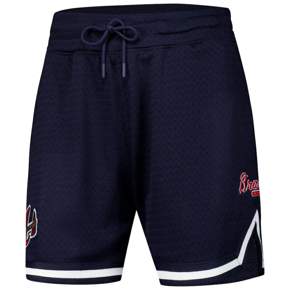 Atlanta Braves Pro Standard Women's Classic Mesh Shorts Navy