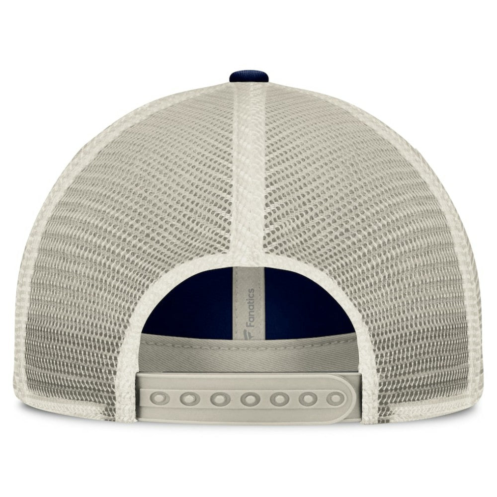Boston Red Sox  Heritage Stripe Trucker Adjustable Hat Navy/Natural