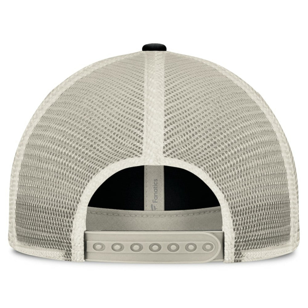 Chicago White Sox  Heritage Stripe Trucker Adjustable Hat Black/Natural