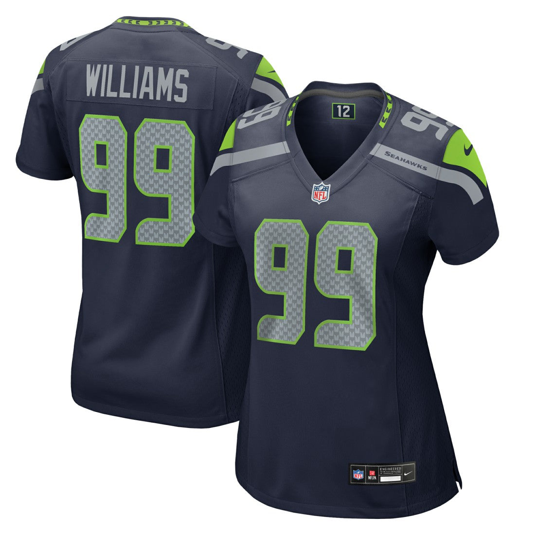 Leonard Williams Seattle Seahawks Women's Team Game Jersey - College College Navy