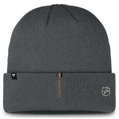 Vegas Golden Knights Fanatics Authentic Pro Cuffed Knit Hat Gray